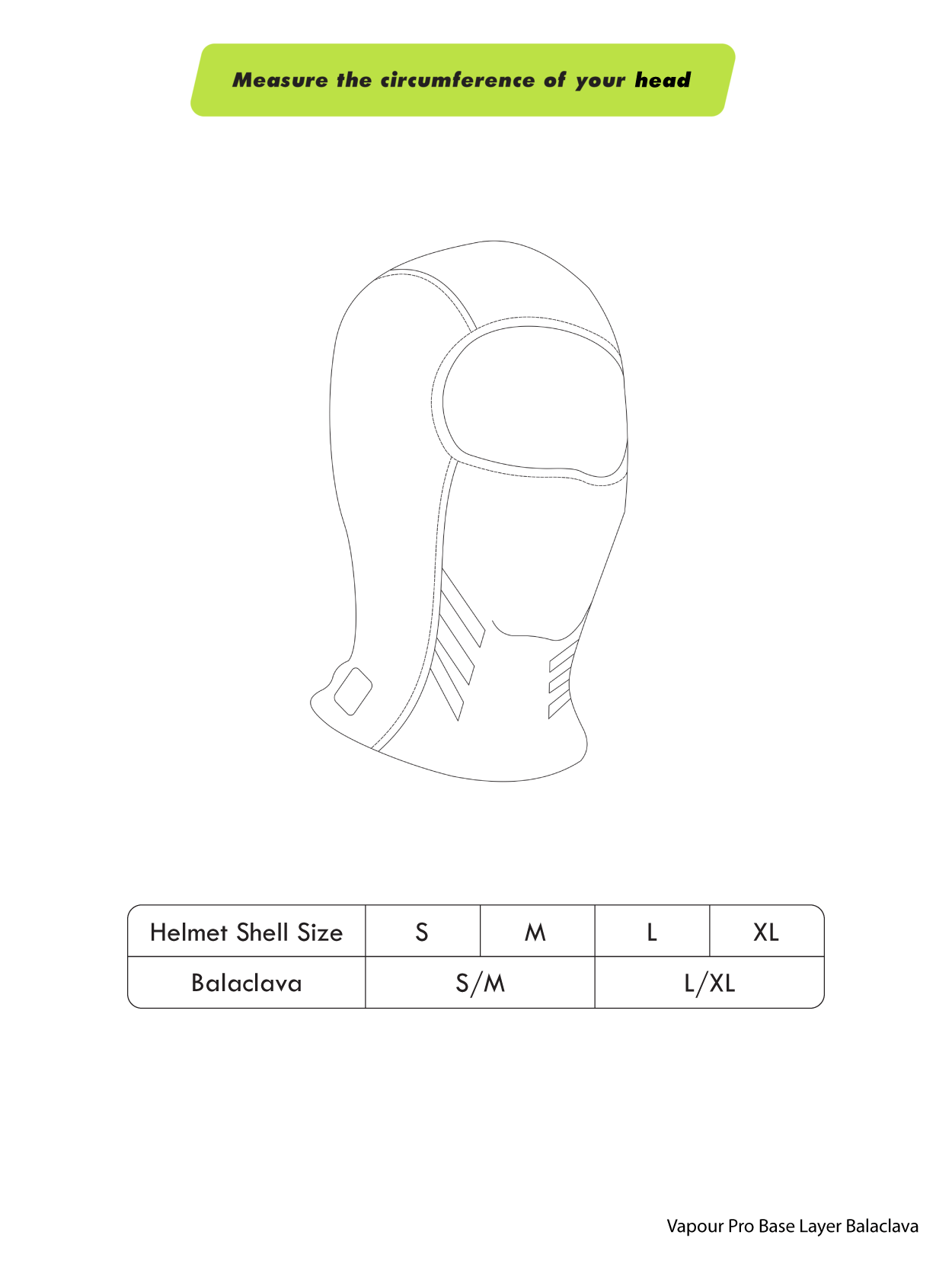 Destination Moto Rynox Vapor Pro Performance Balaclava