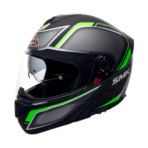 SMK Glide Kyren Matt Black Grey Green MA268 - Destination Moto