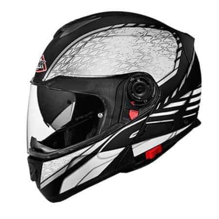 SMK Glide Flip Up Sign MA216 Matt Black - Destination Moto