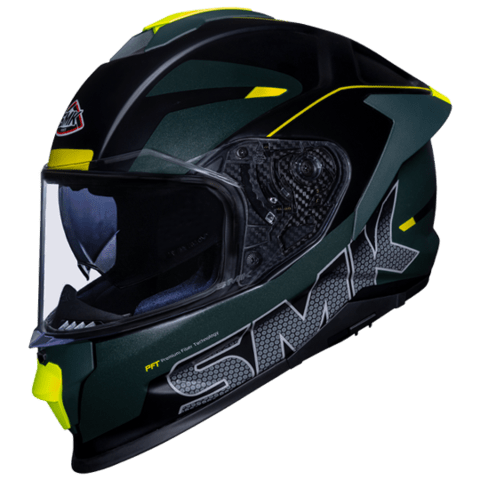 Destination Moto SMK Titan Firefly MA284 Matt Black Green Yellow