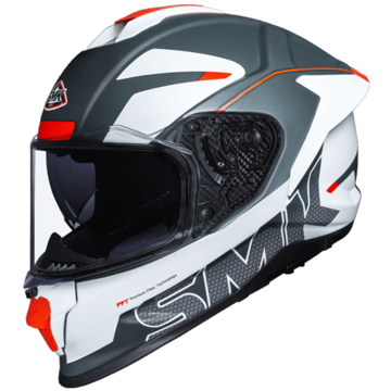 Destination Moto SMK Titan Firefly MA613 Matt White Grey Red
