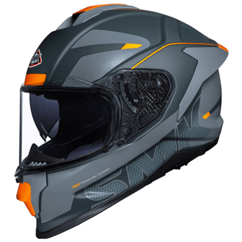 Destination Moto SMK Titan Firefly MA667 Matt Grey Orange