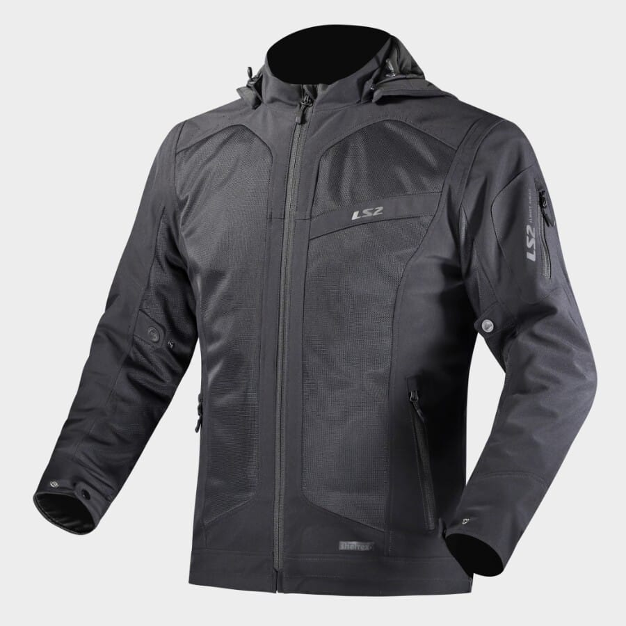 LS2 BOLTON RIDING JACKET BLACK