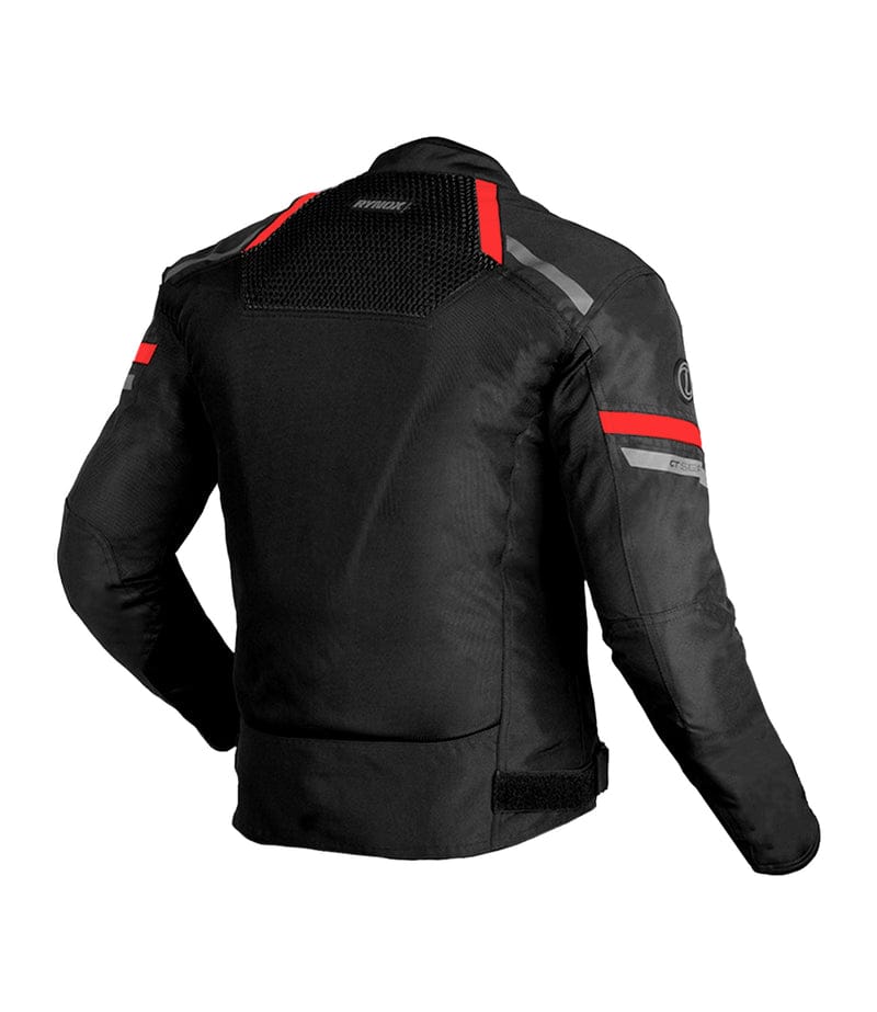 RYNOX HELIUM GT 3 RIDING JACKET BLACK RED