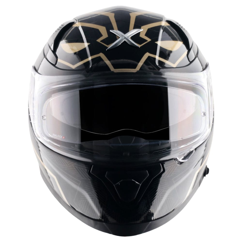 Destination Moto Apex Marvel Black Panther Helmet Black Gold