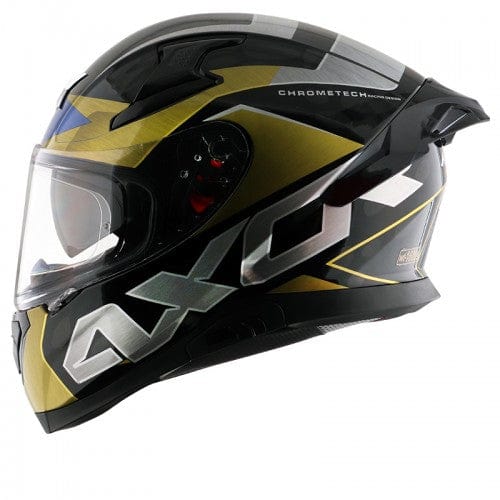 Axor Helmets Axor Apex Chrometech Gloss  Black Blue Helmet