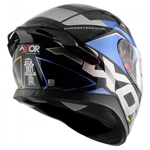 Axor Helmets Axor Apex Chrometech Gloss  Black Blue Helmet