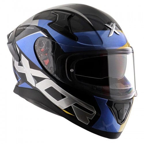 Axor Helmets Axor Apex Chrometech Gloss  Black Blue Helmet