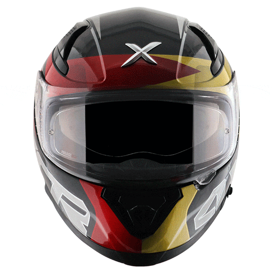 Axor Helmets Axor Apex Chrometech Gloss Black Red Helmet