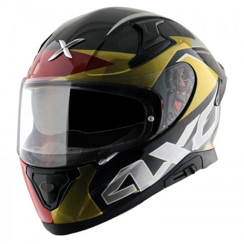 Axor Helmets Axor Apex Chrometech Gloss Black Red Helmet