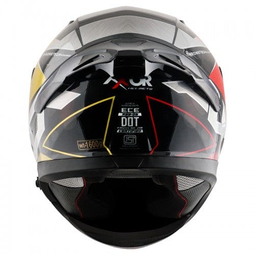 Axor Helmets Axor Apex Chrometech Gloss Black Red Helmet