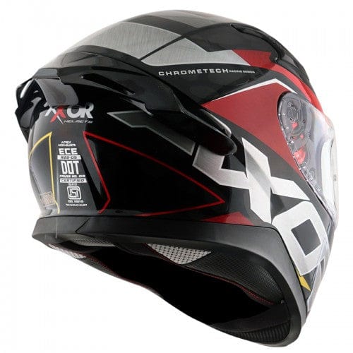 Axor Helmets Axor Apex Chrometech Gloss Black Red Helmet