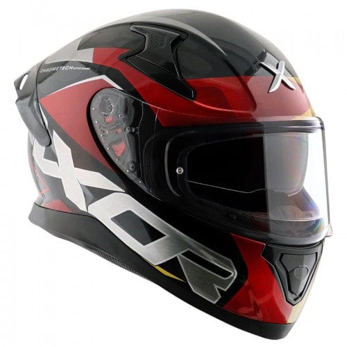 Axor Helmets Axor Apex Chrometech Gloss Black Red Helmet