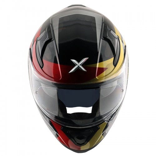 Axor Helmets Axor Apex Chrometech Gloss Black Red Helmet