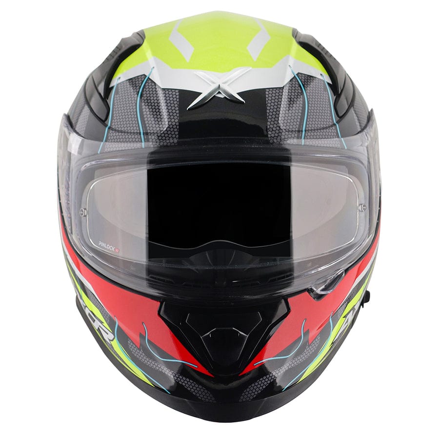 Destination Moto AXOR Apex Dynamo Gloss Black Neon Yellow Helmet