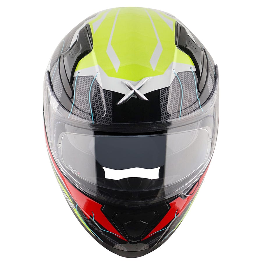 Destination Moto AXOR Apex Dynamo Gloss Black Neon Yellow Helmet