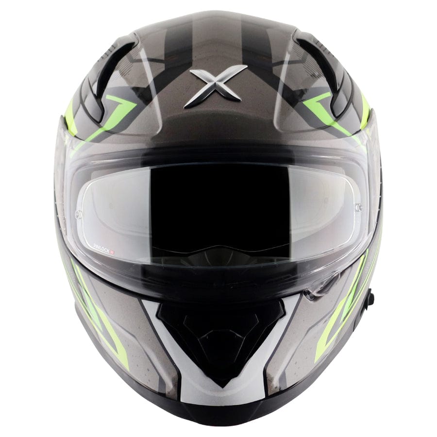 Destination Moto AXOR Apex Roadtrip Gloss Black Neon Helmet