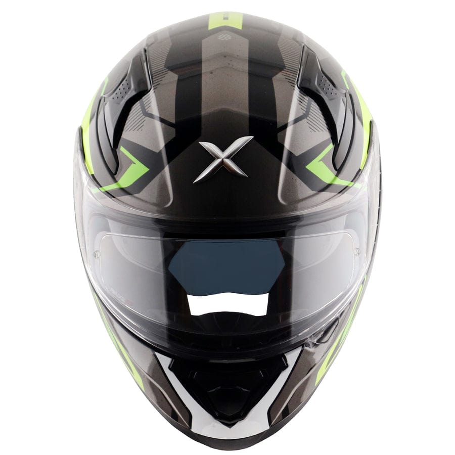 Destination Moto AXOR Apex Roadtrip Gloss Black Neon Helmet