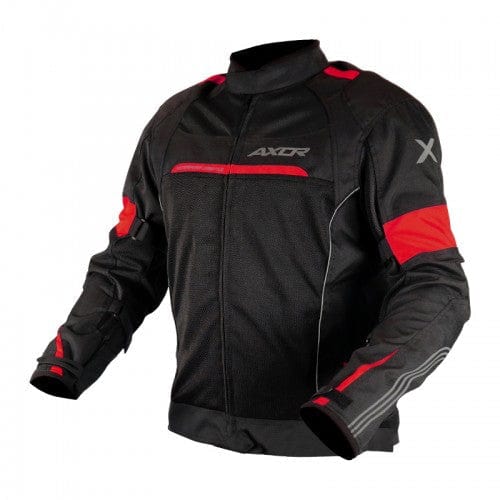 Destination Moto Axor Cruise 2 Riding Jacket Black Red
