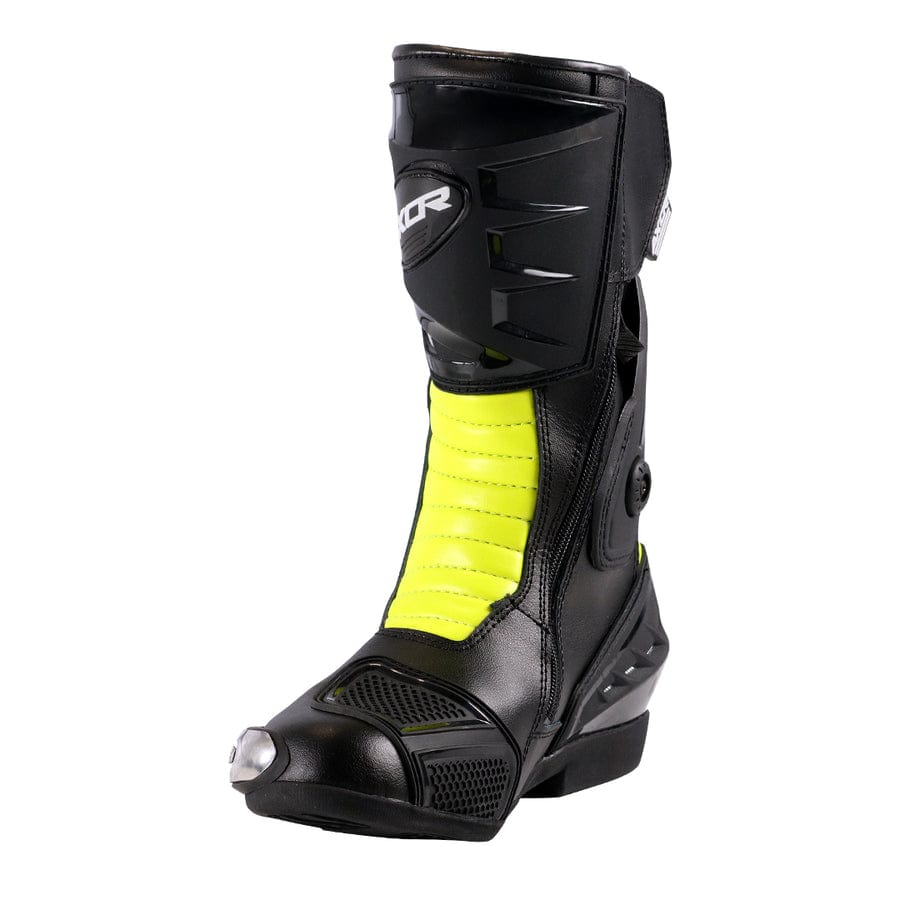 Destination Moto Axor Slipstream Riding Boots Black Neon