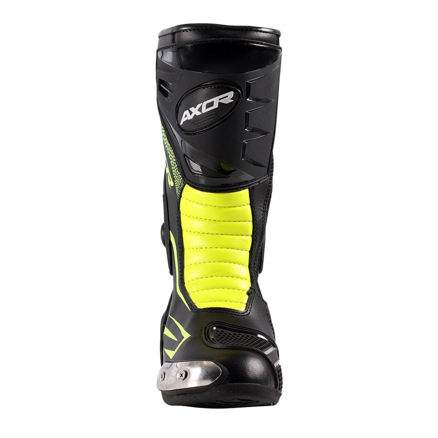 Destination Moto Axor Slipstream Riding Boots Black Neon