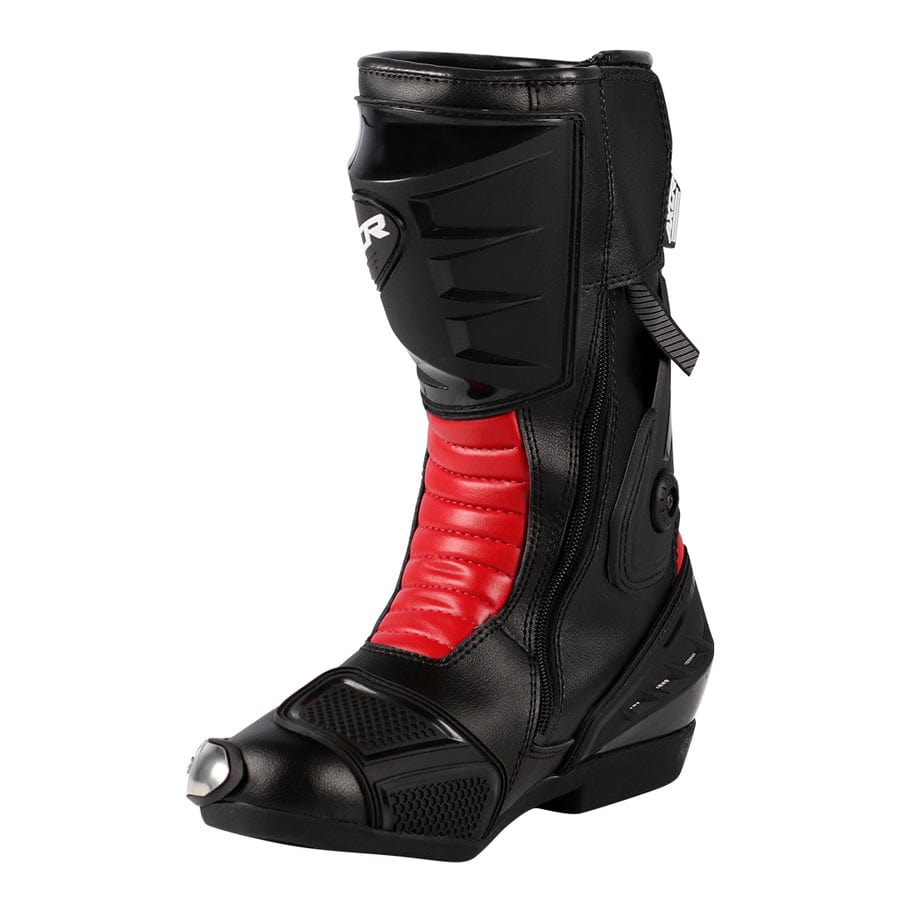 Destination Moto Axor Slipstream Riding Boots Black Red