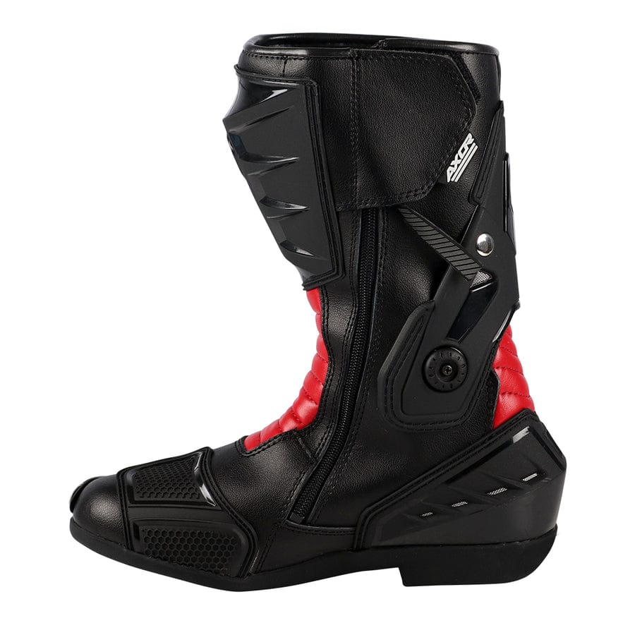 Destination Moto Axor Slipstream Riding Boots Black Red