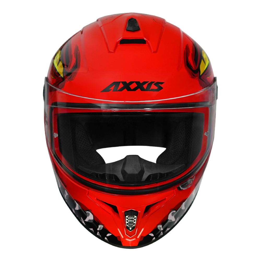 Destination Moto Axxis Draken S Forza Helmet Gloss Red