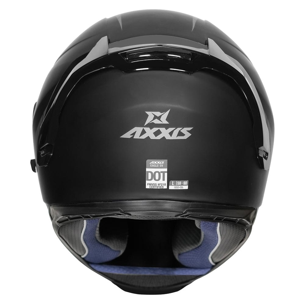 Axxis Eagle Solid Matt Black Helmet – Destination Moto