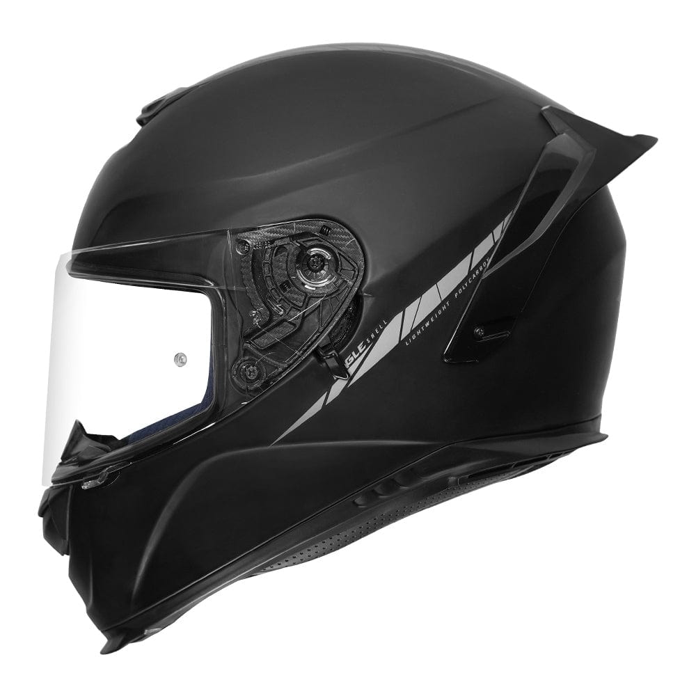 mt axxis falcon helmet Axxis Eagle Solid Matt Black Helmet – Destination Moto