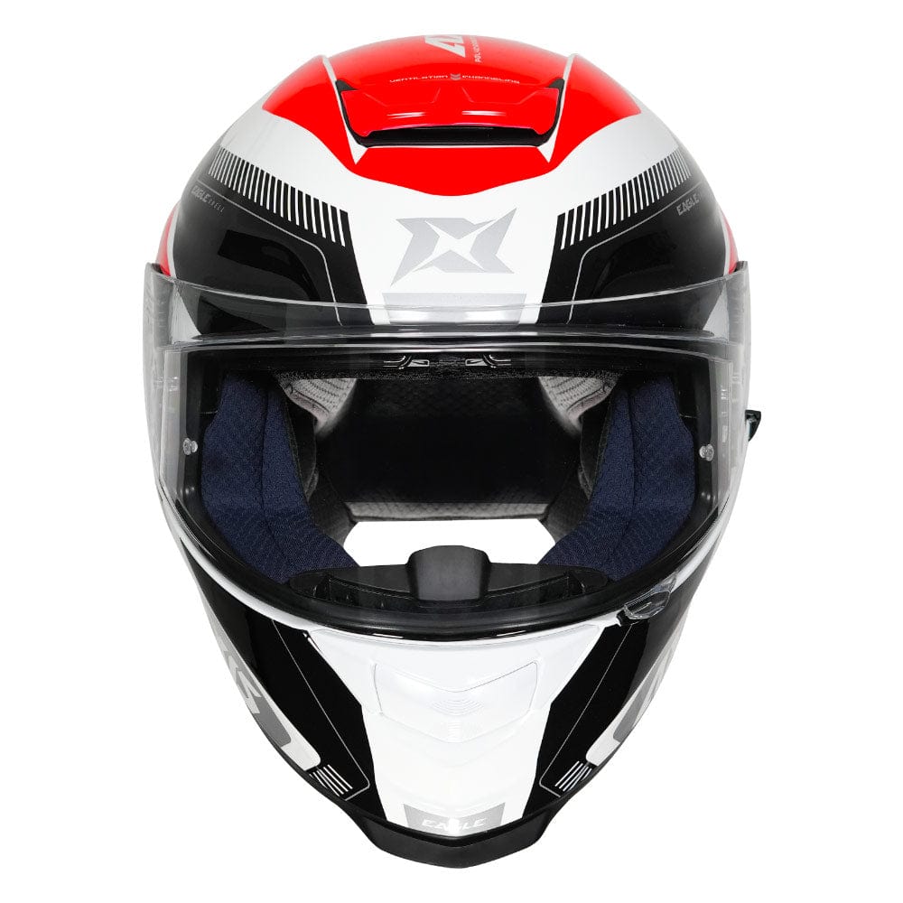 mt axxis falcon helmet online AXXIS EAGLE SV ILLES GLOSS WHITE RED HELMET – Destination Moto