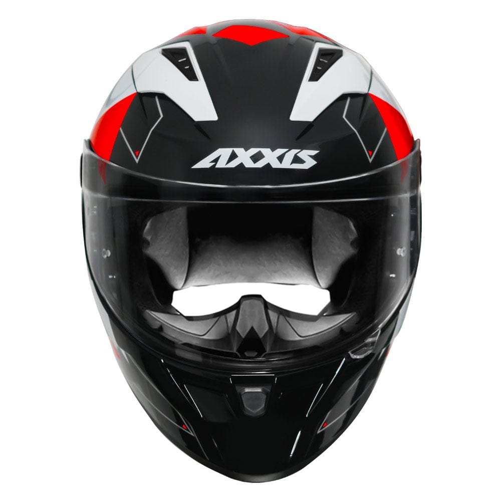 Destination Moto Axxis Segment Switch Gloss Black Red Motorcycle Helmet