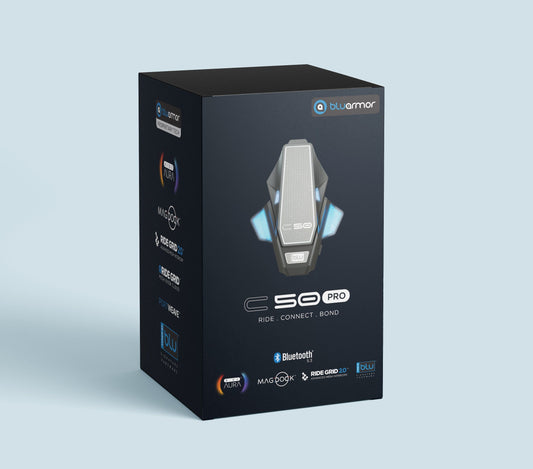 Destination Moto Bluarmor C50 Pro Helmet Intercom Communication Device