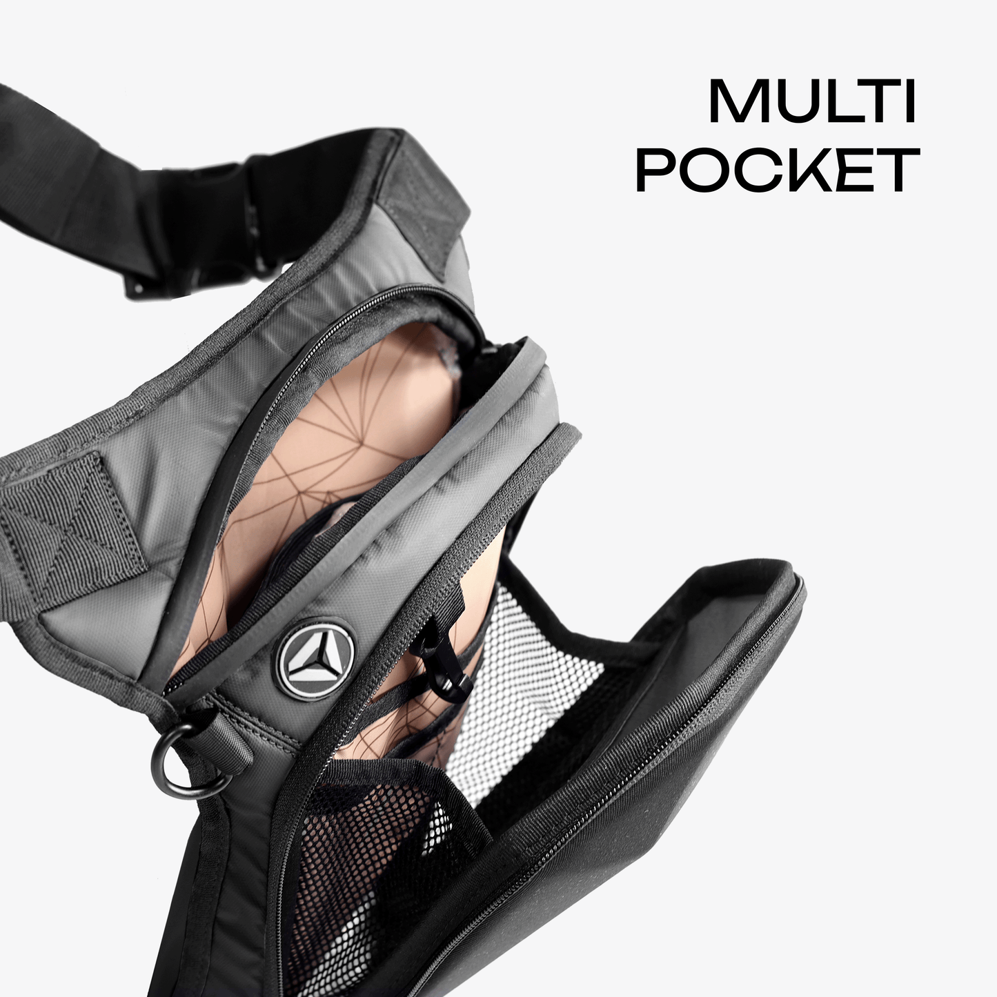 Destination Moto Carbonado Tutle Thigh Bag (Black)