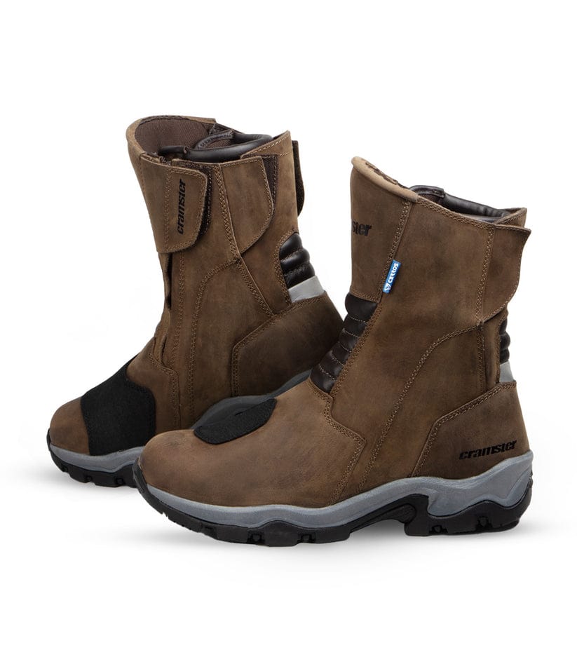 Destination Moto CRAMSTER FLUX MOTORCYCLE TOURING BOOTS BROWN