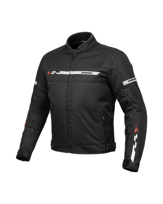 Destination Moto Crmaster Viper Riding Jacket Black White