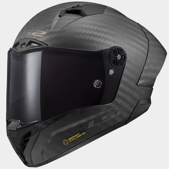 Destination Moto FF805 THUNDER CARBON GLOSS GP AERO HELMET