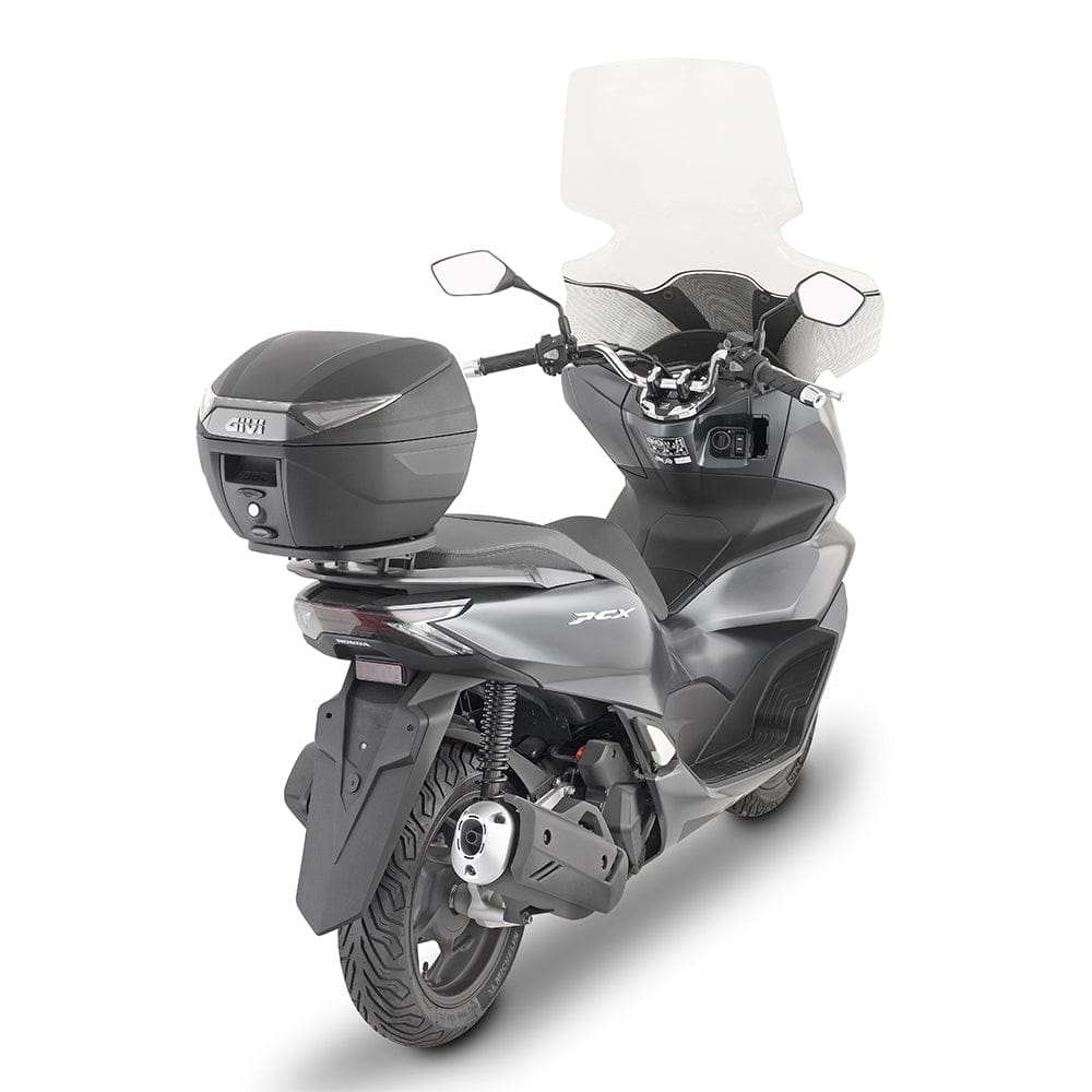 Destination Moto Givi Monolock Top Box 30L with Grey Reflectors - Black - C30NT
