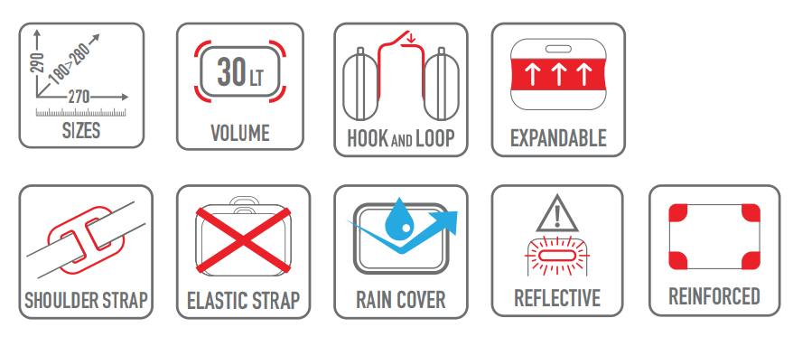 Destination Moto GIVI Side Bag 30Ltr Pair Easy-T Range