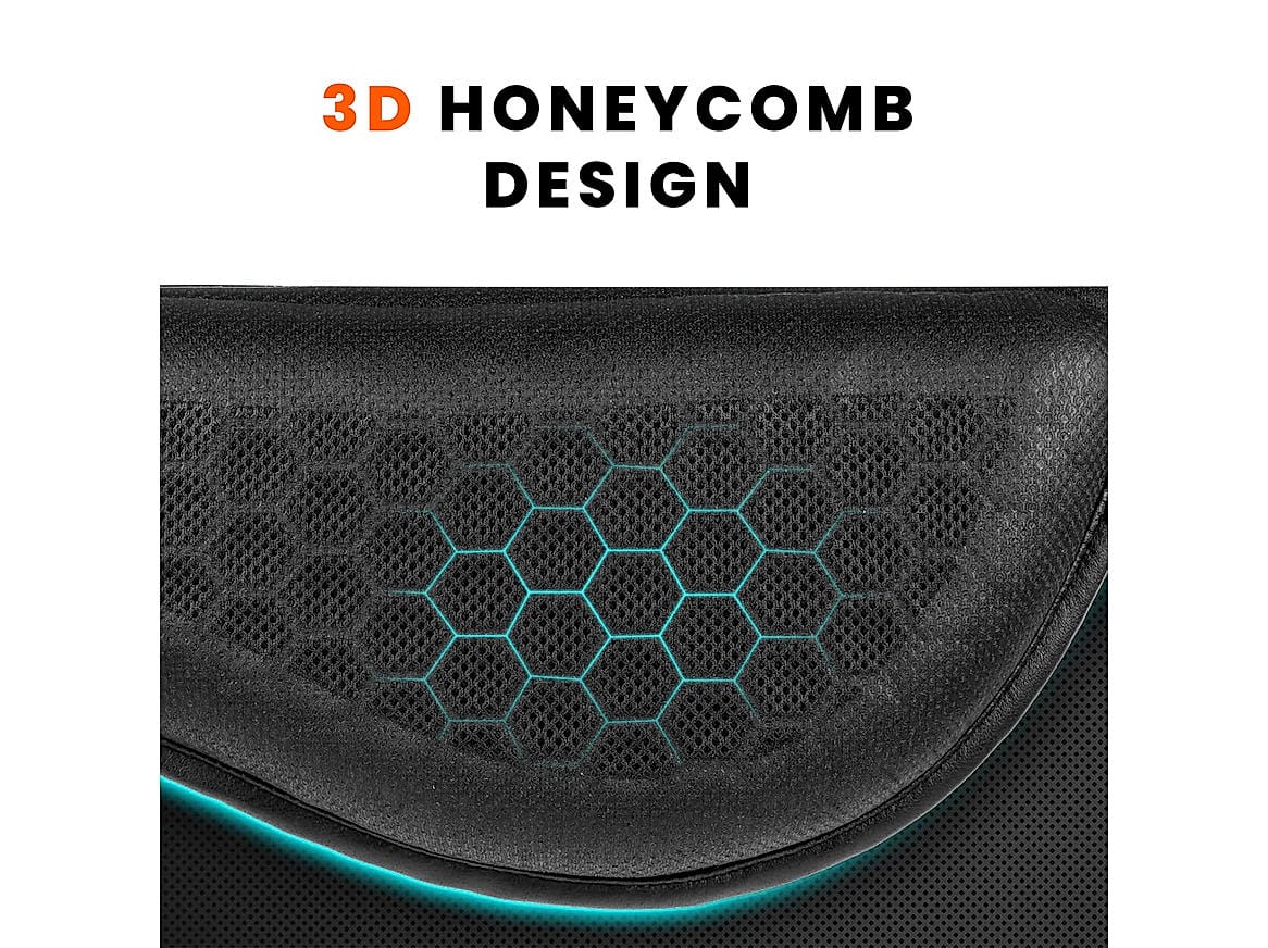 Destination Moto Grandpitstop Motorcycle Honeycomb Air Gel Seat Cushion - Universal Fit & Breathable Design
