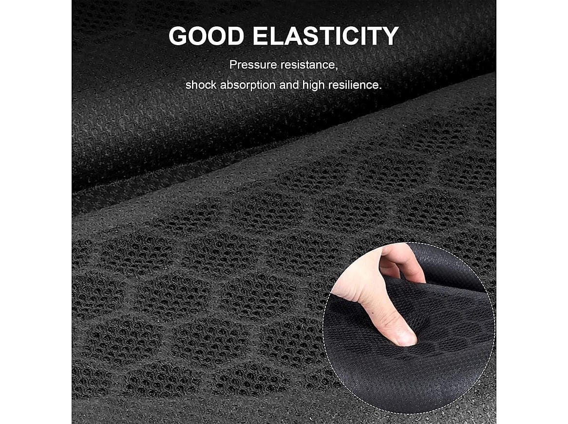 Destination Moto Grandpitstop Motorcycle Honeycomb Air Gel Seat Cushion - Universal Fit & Breathable Design