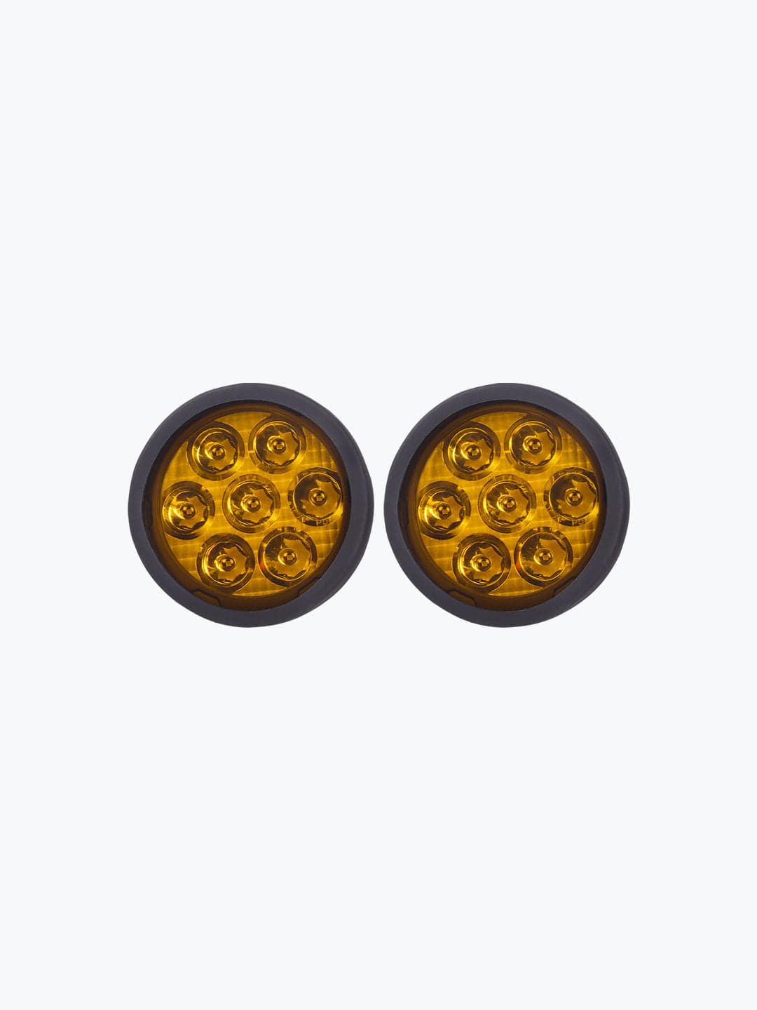 Destination Moto HJG 7 LED PREMIUM ROUND FOG LIGHT WITH BRIGHTNESS CONTROLLER