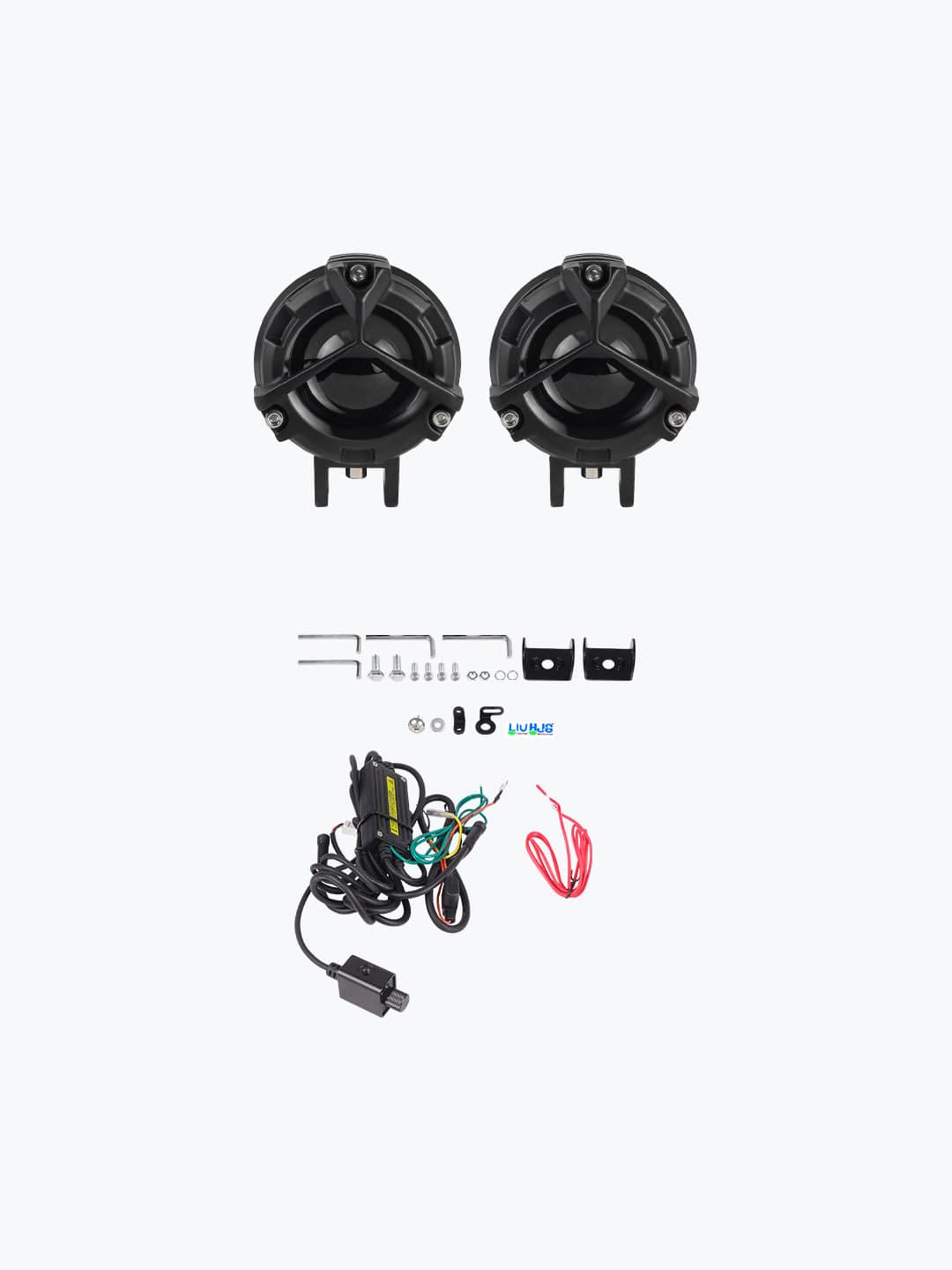 Destination Moto HJG TRIDENT PREMIUM PAIR FOG LIGHT WITH BRIGHTNESS CONTROLLER