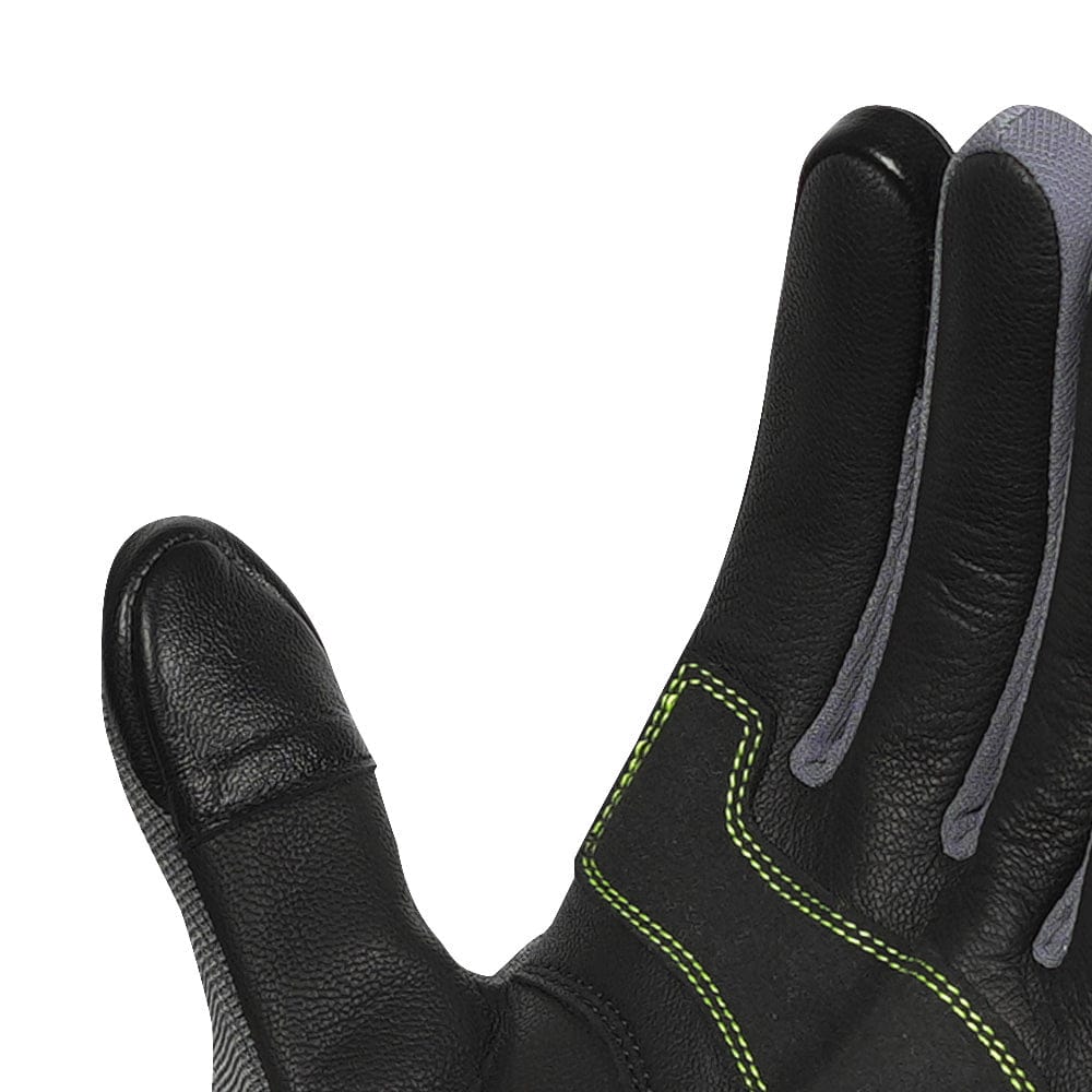 Destination Moto Korda Adventure Riding Gloves With D3O BLACK NEON