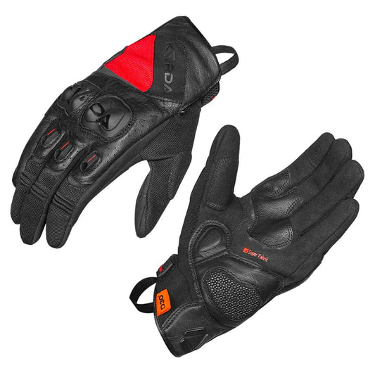 Destination Moto Korda Hybrid Gloves Red