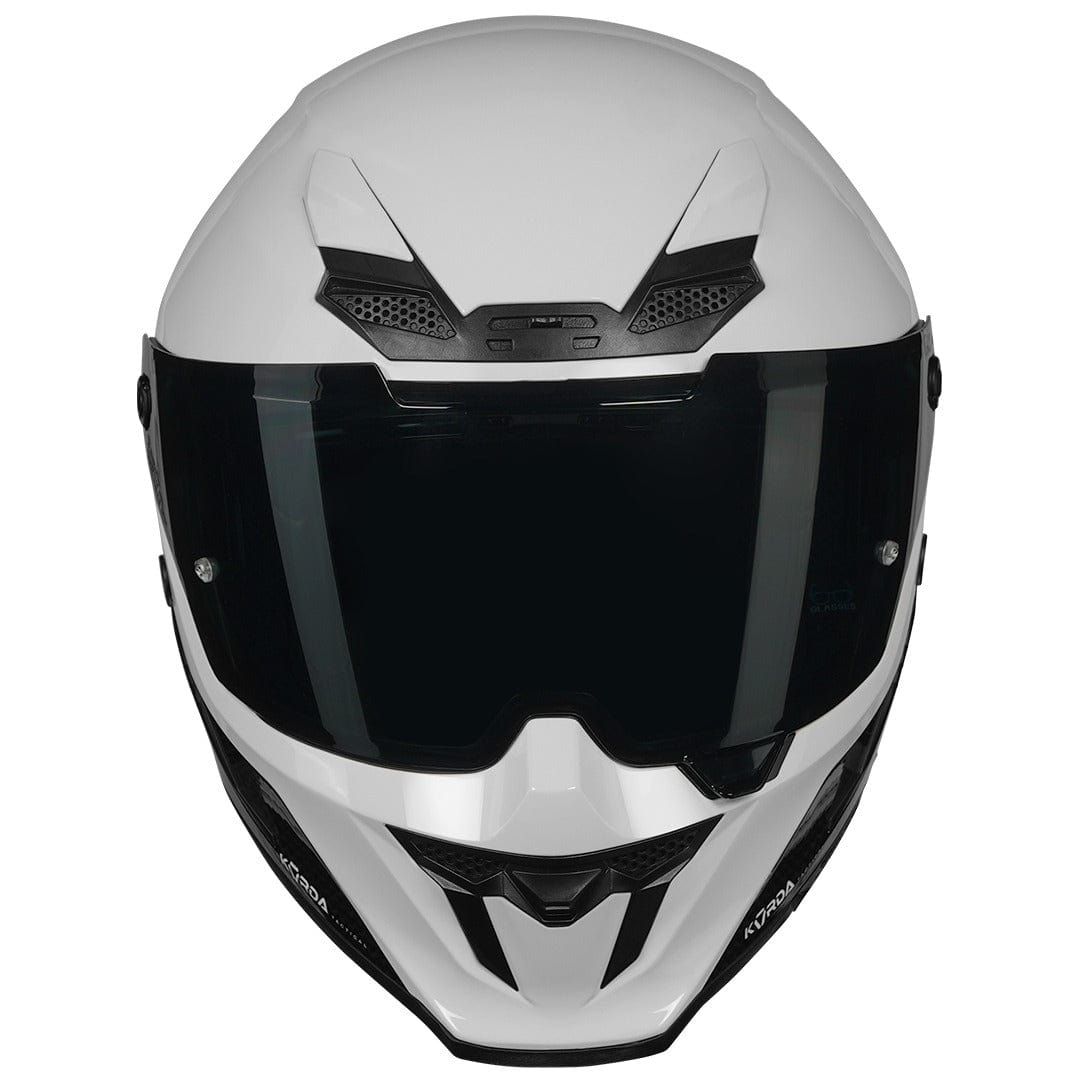 Destination Moto Korda Icon Duo Gloss Black White Helmet