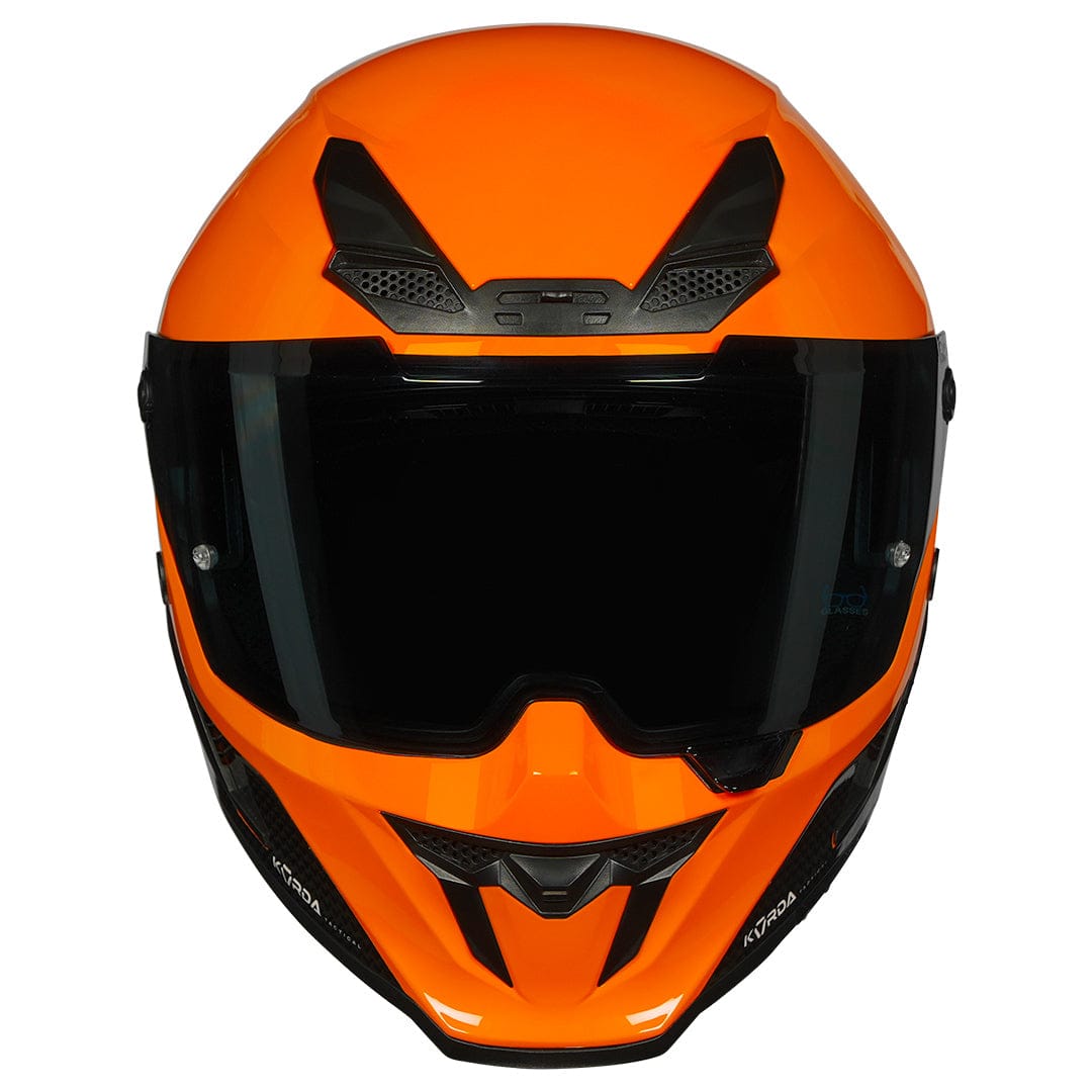 Destination Moto Korda Icon Duo Gloss Orange Helmet