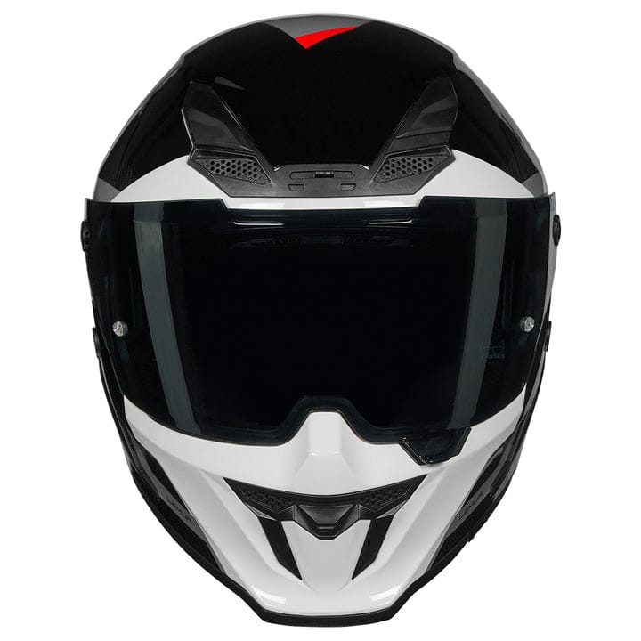 Destination Moto Korda Icon Lemur Gloss White Black Red Helmet