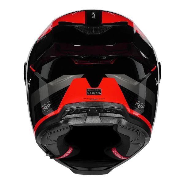 Destination Moto Korda Icon NYX Gloss Black Red Helmet
