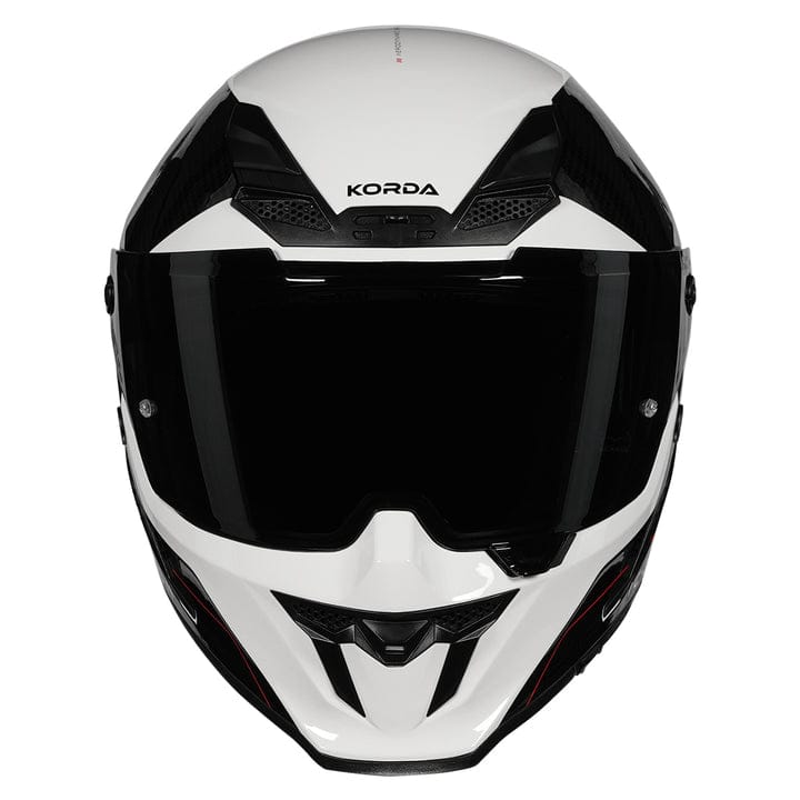 Destination Moto Korda Icon NYX Gloss Black White Helmet